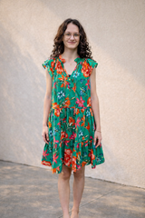Isla Tiered Floral Dress