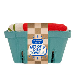 Poppy Patch (Poppies, Basil) - Tea Towel Set