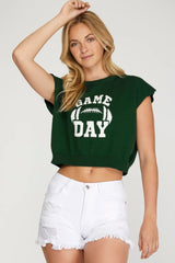 Game Day Drop Shoulder Sweater