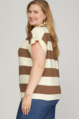 Half Zip Mock Neck Sweatshirt