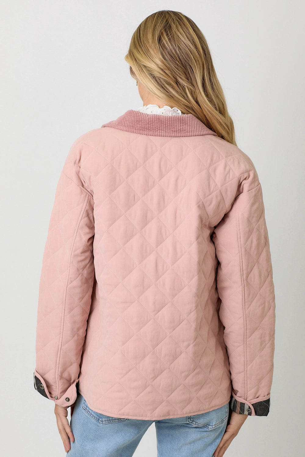 Contrast Quilted Jacket