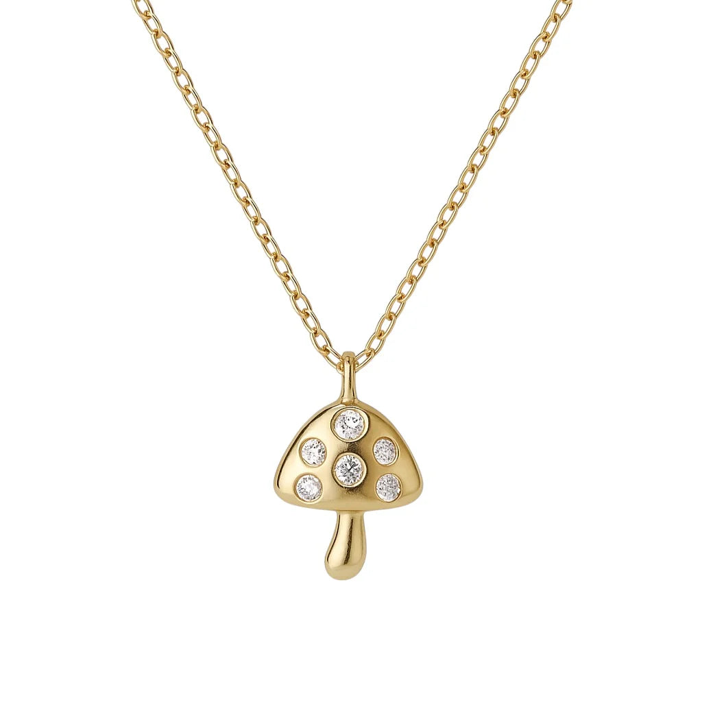 3D Mushroom Necklace