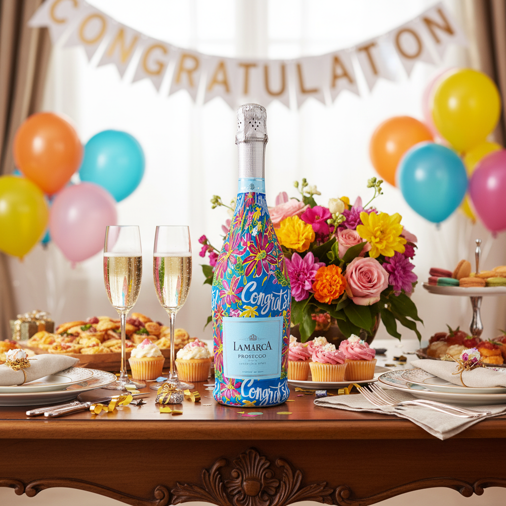 Beau Bottles Preppy Congrats - Prosecco Collection