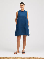 Mock Neck Shift Dress