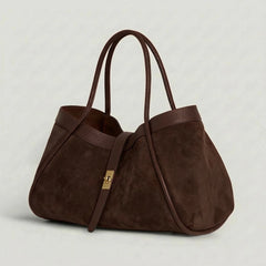 Genuine Suede and Togo Leather Bag