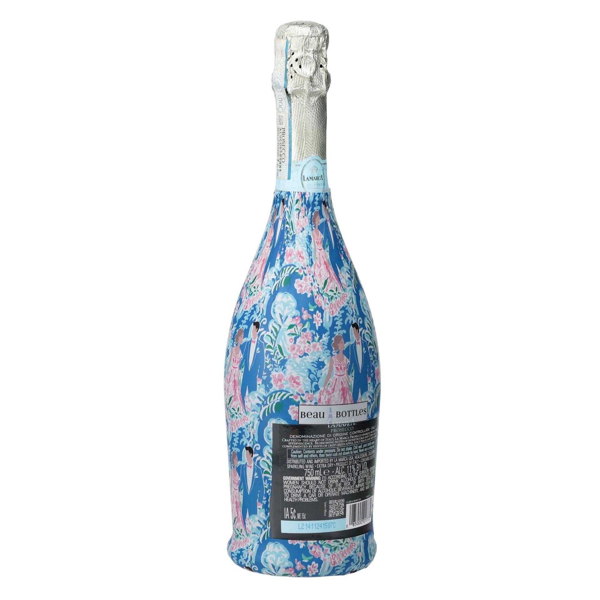 Beau Bottles Preppy Bride and Groom- Prosecco Collection