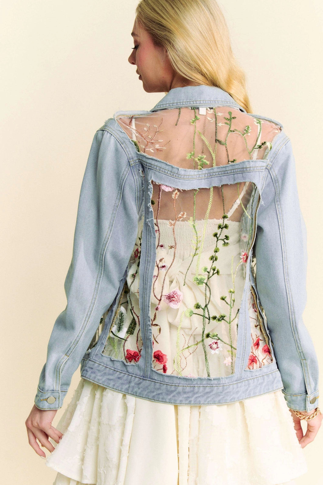 Floral Embroidered Jacket