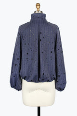 Bedazzled Laser Cut Jacket