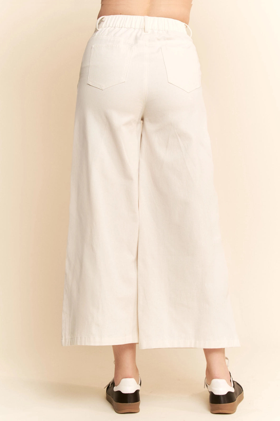 Floral Embroidered Side Pants