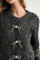 Stephanie Ribbon Bow Cardigan