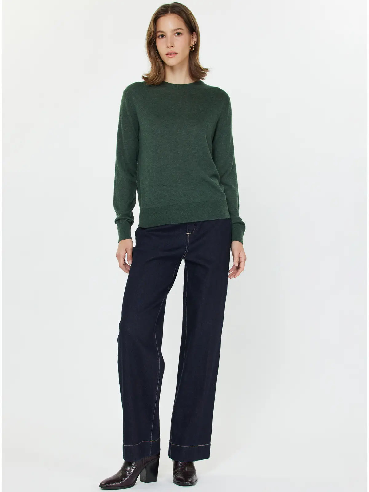 Round Neck Pullover Sweater