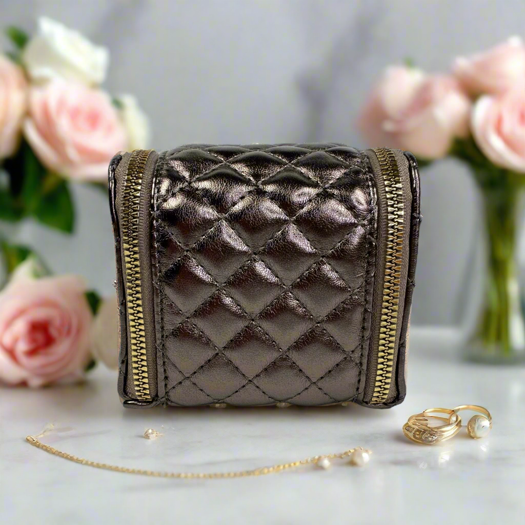 Train Jewelry Case - Bronze