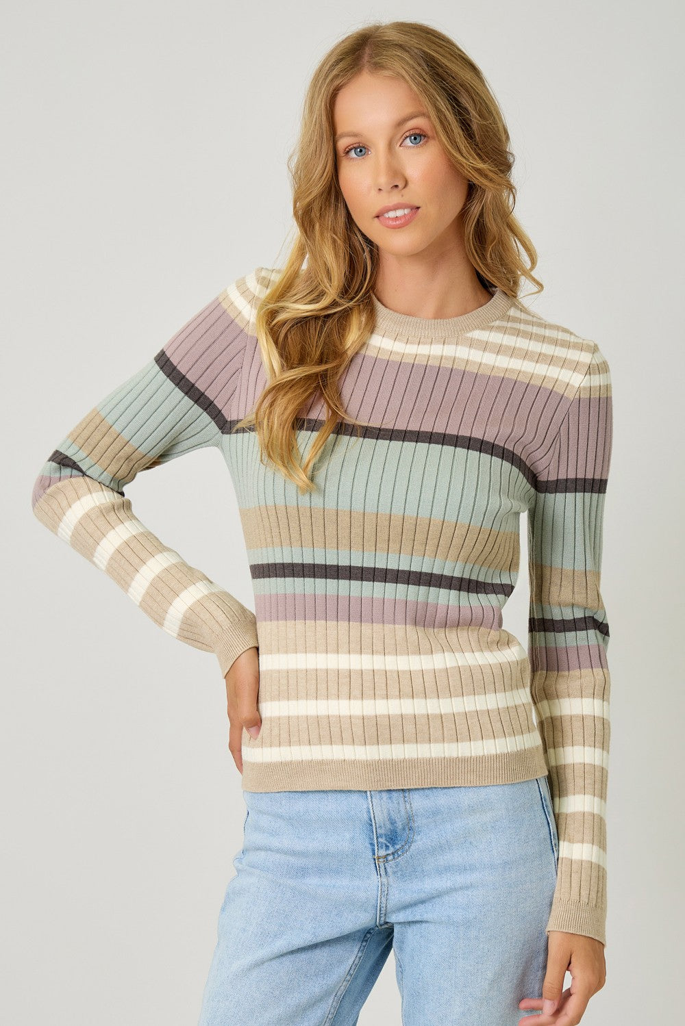 Color block Sweater Top