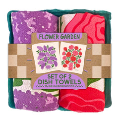 Flower Garden (Rose, Lilac) Tea Towel Set
