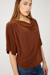 Cowl Neck Relaxed Fit Top