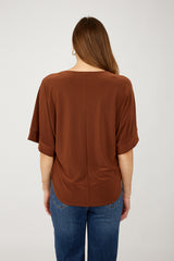Cowl Neck Relaxed Fit Top
