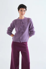 Knit Cardigan w/ Ties