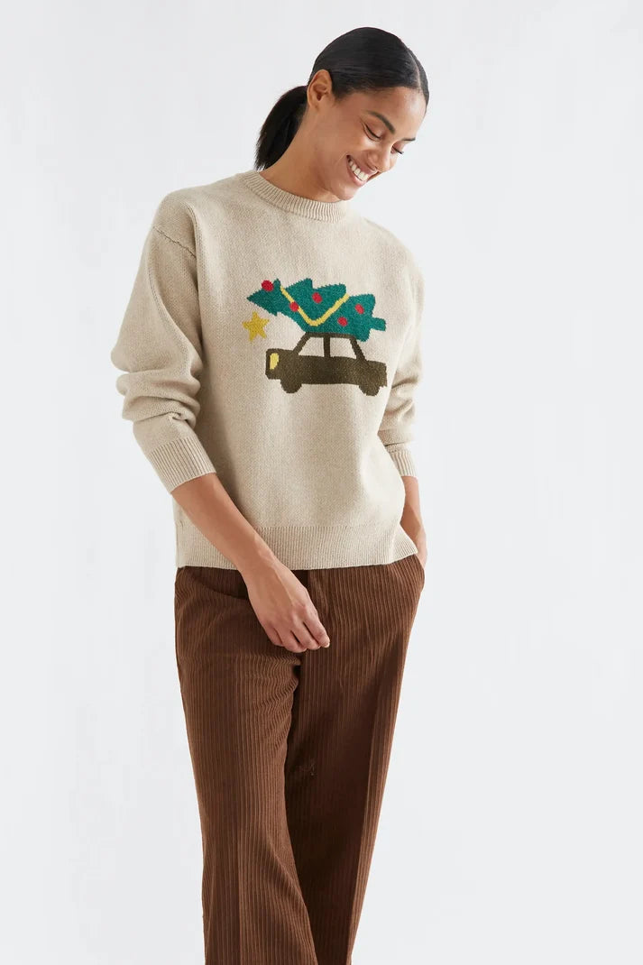 Christmas Tree Car Sweater