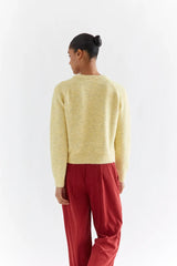 Wool Cardigan w/ Wooden Buttons