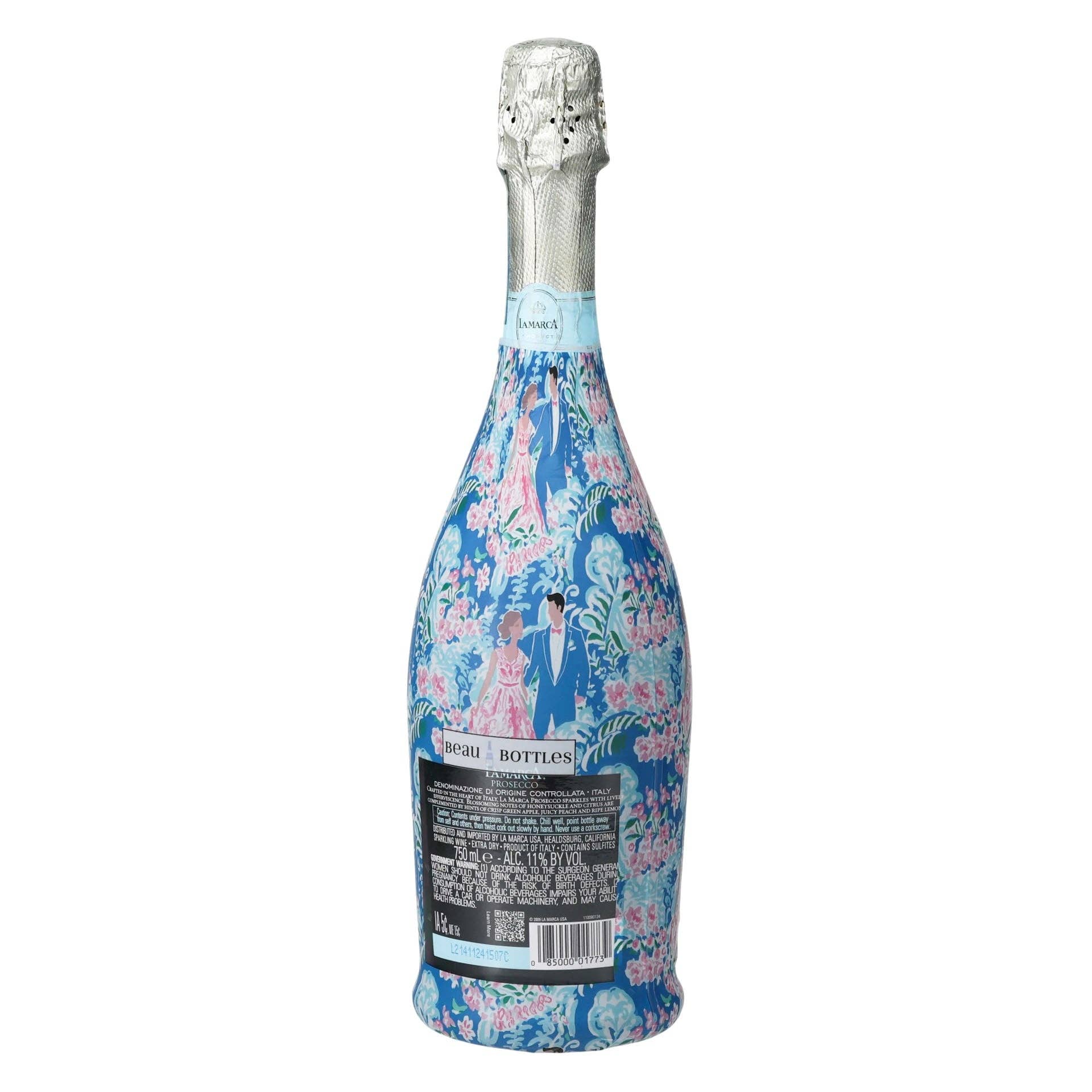 Beau Bottles Preppy Bride and Groom- Prosecco Collection