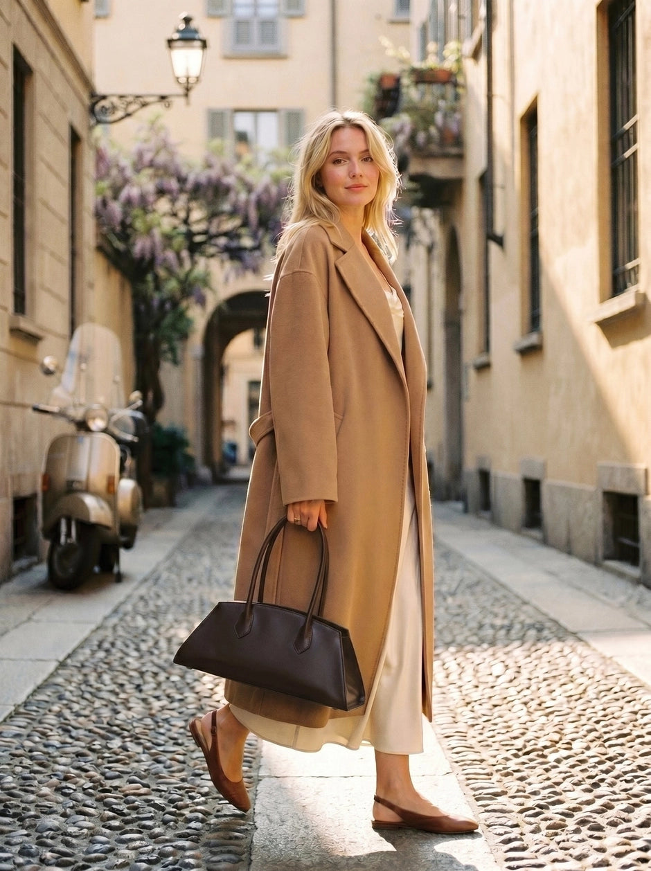 Genuine Calfskin Shoulder Bag