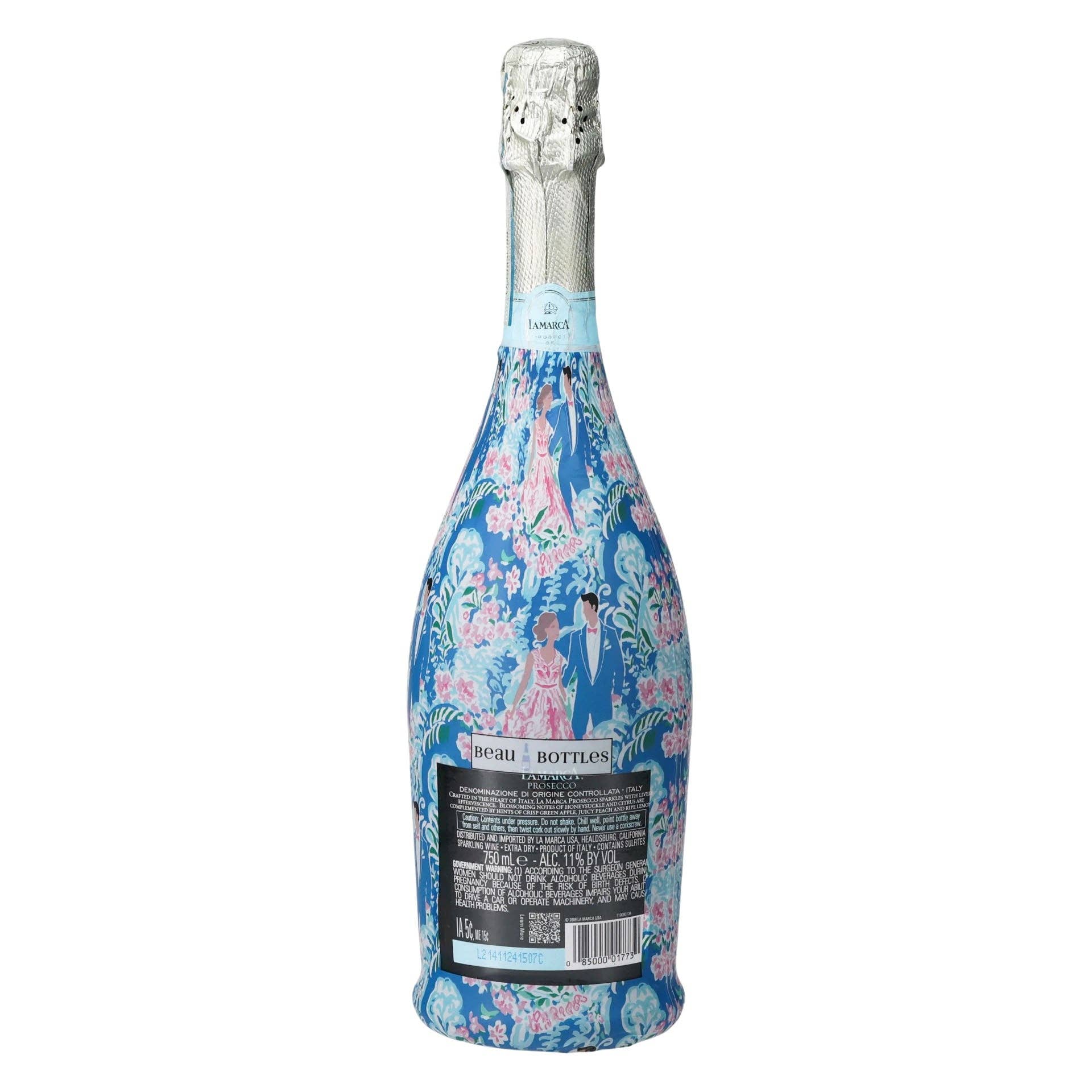 Beau Bottles Preppy Bride and Groom- Prosecco Collection