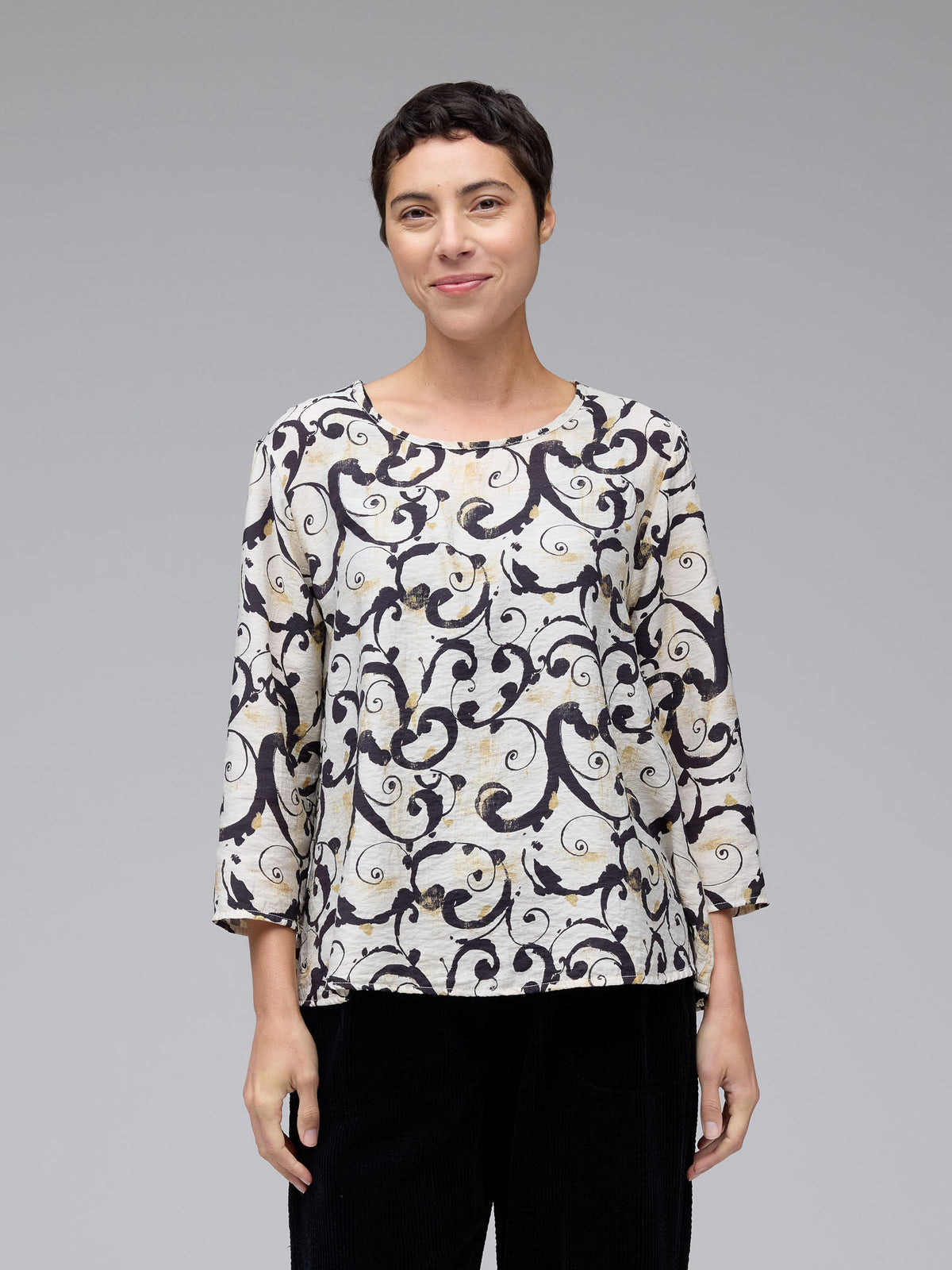 A-Line Swirl Top