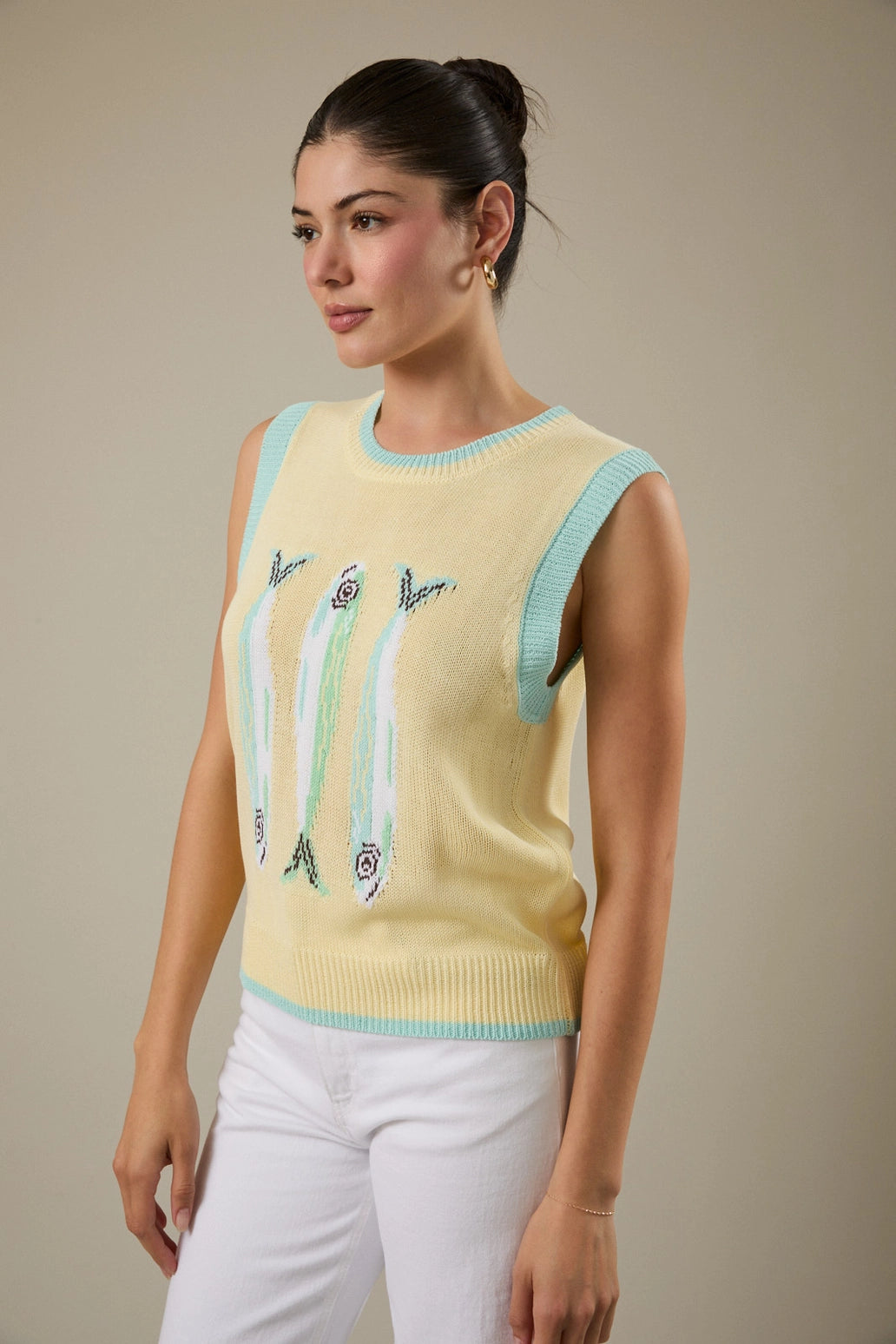 Fish Sweater Vest