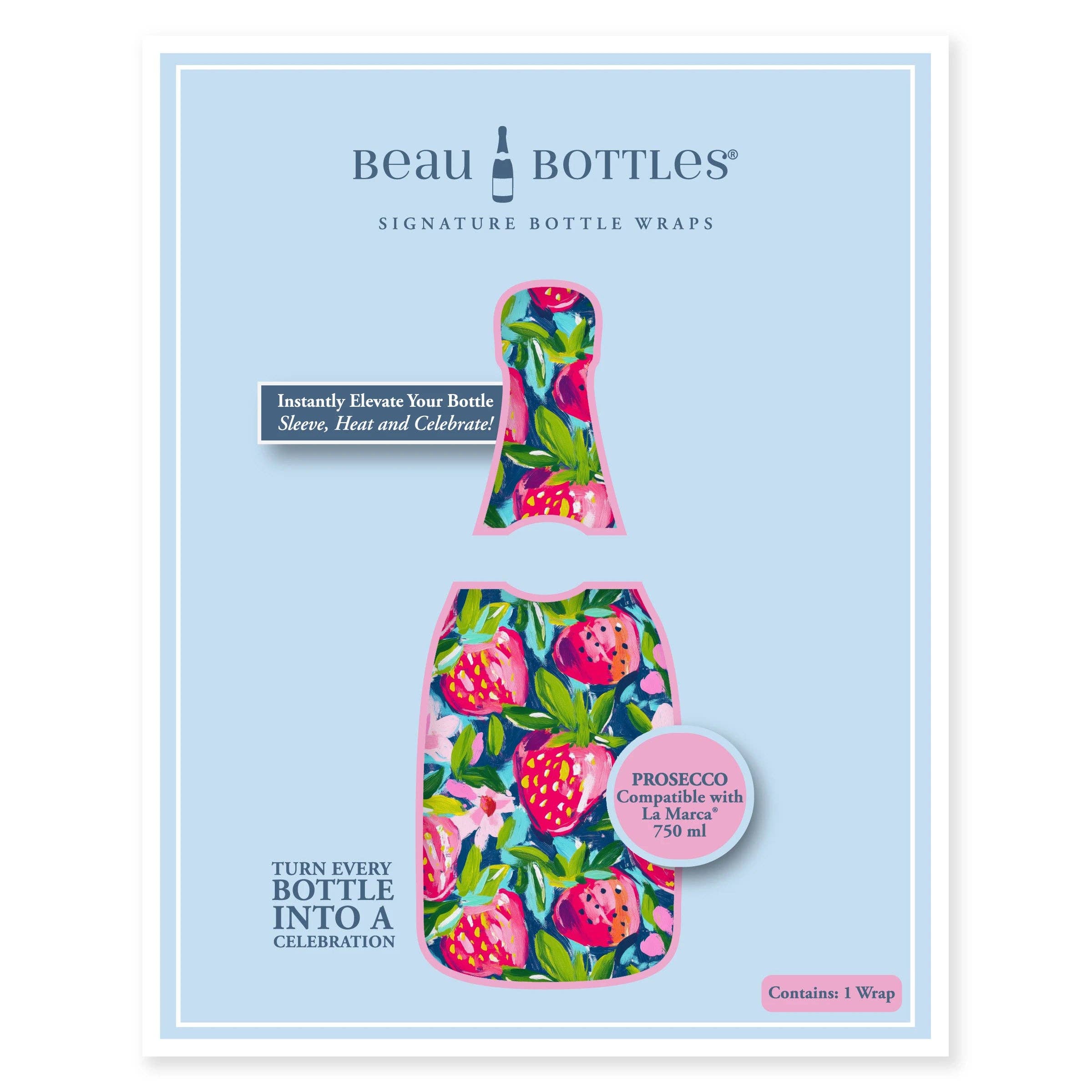 Beau Bottles Strawberry Soiree - Prosecco Collection