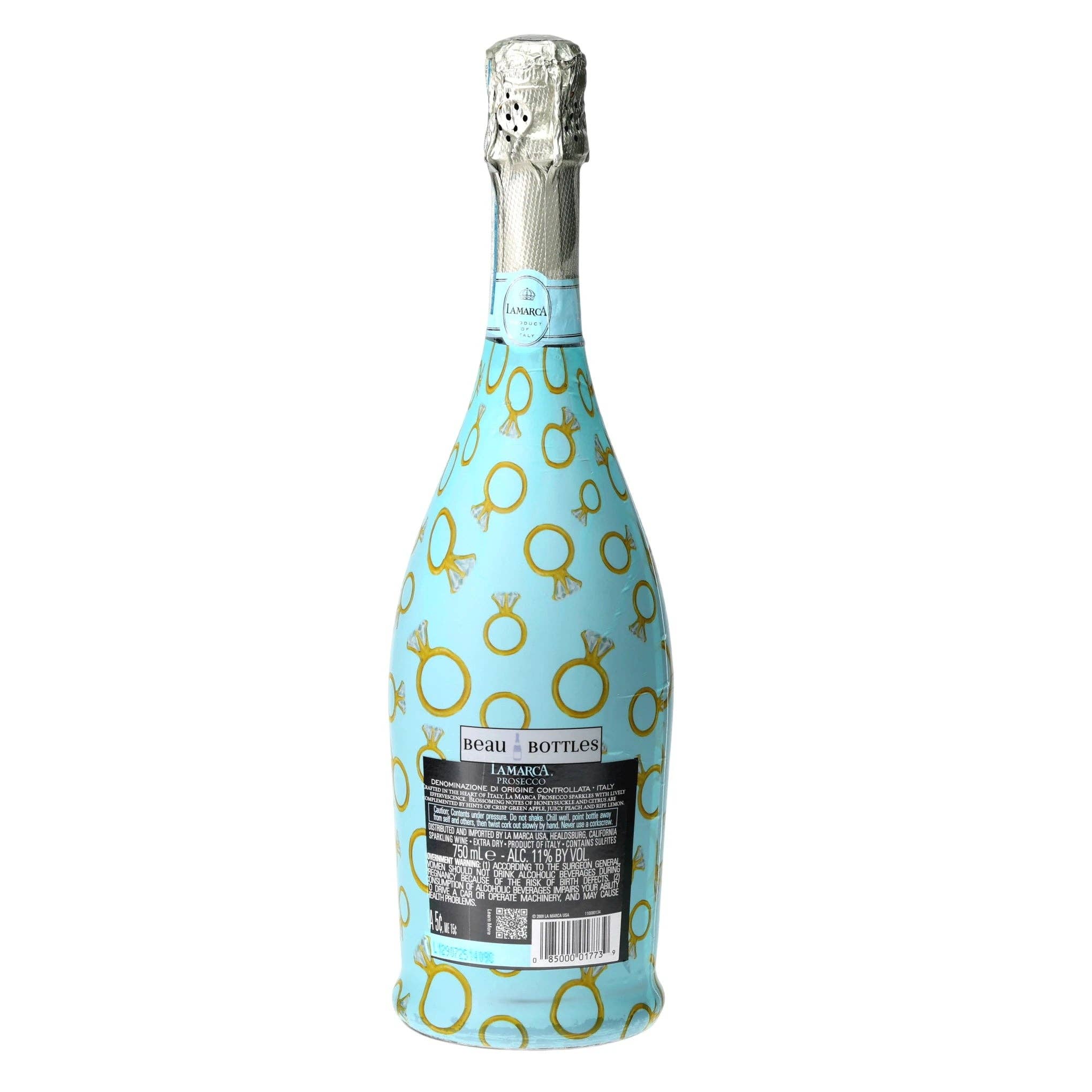 Beau Bottles Blue Engagement Ring - Prosecco Collection