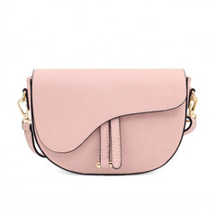 Leather Saddle Crossbody Bag