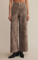 Marli Denim Leopard Pant