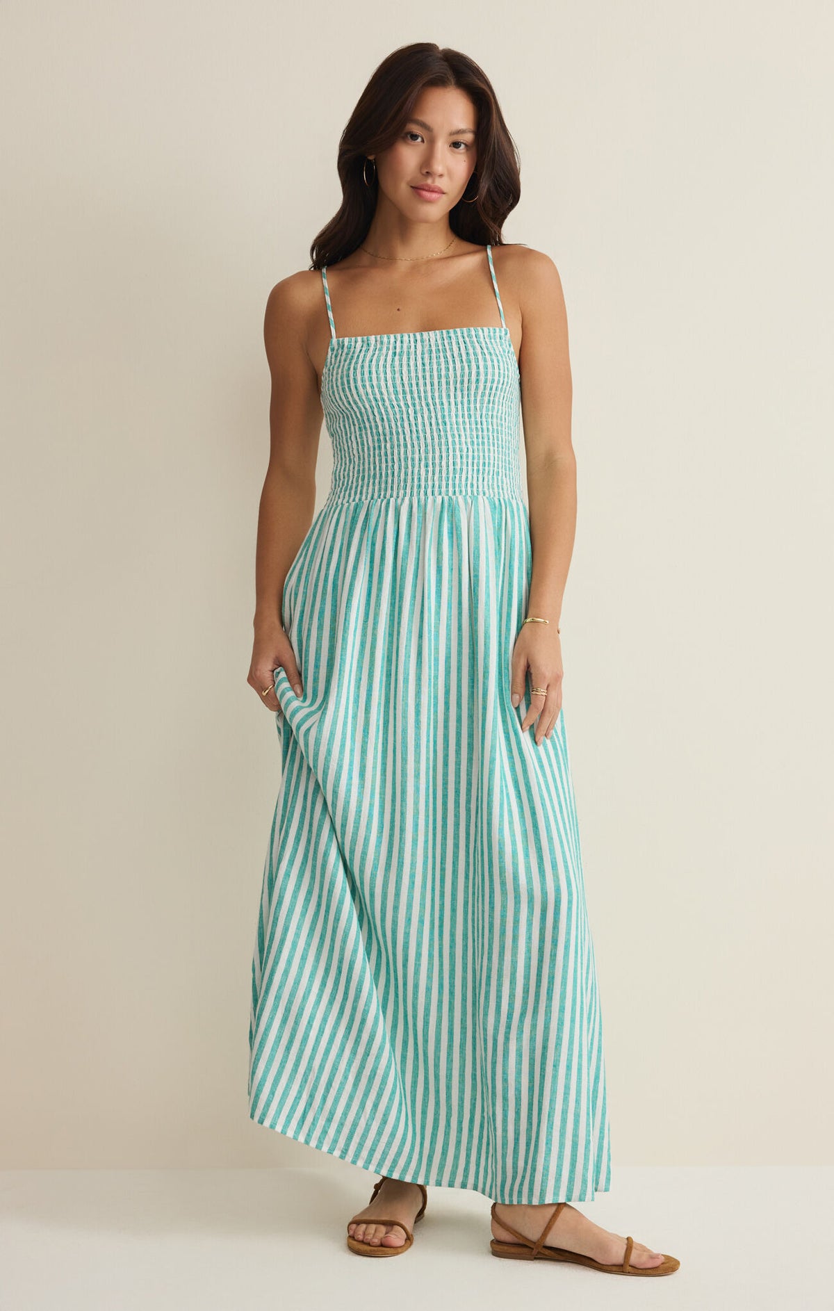Bayside Striped Maxi Dress