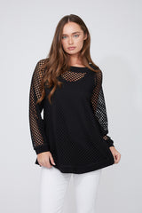 Mesh Pullover