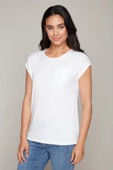Rhinestone Pocket Tee