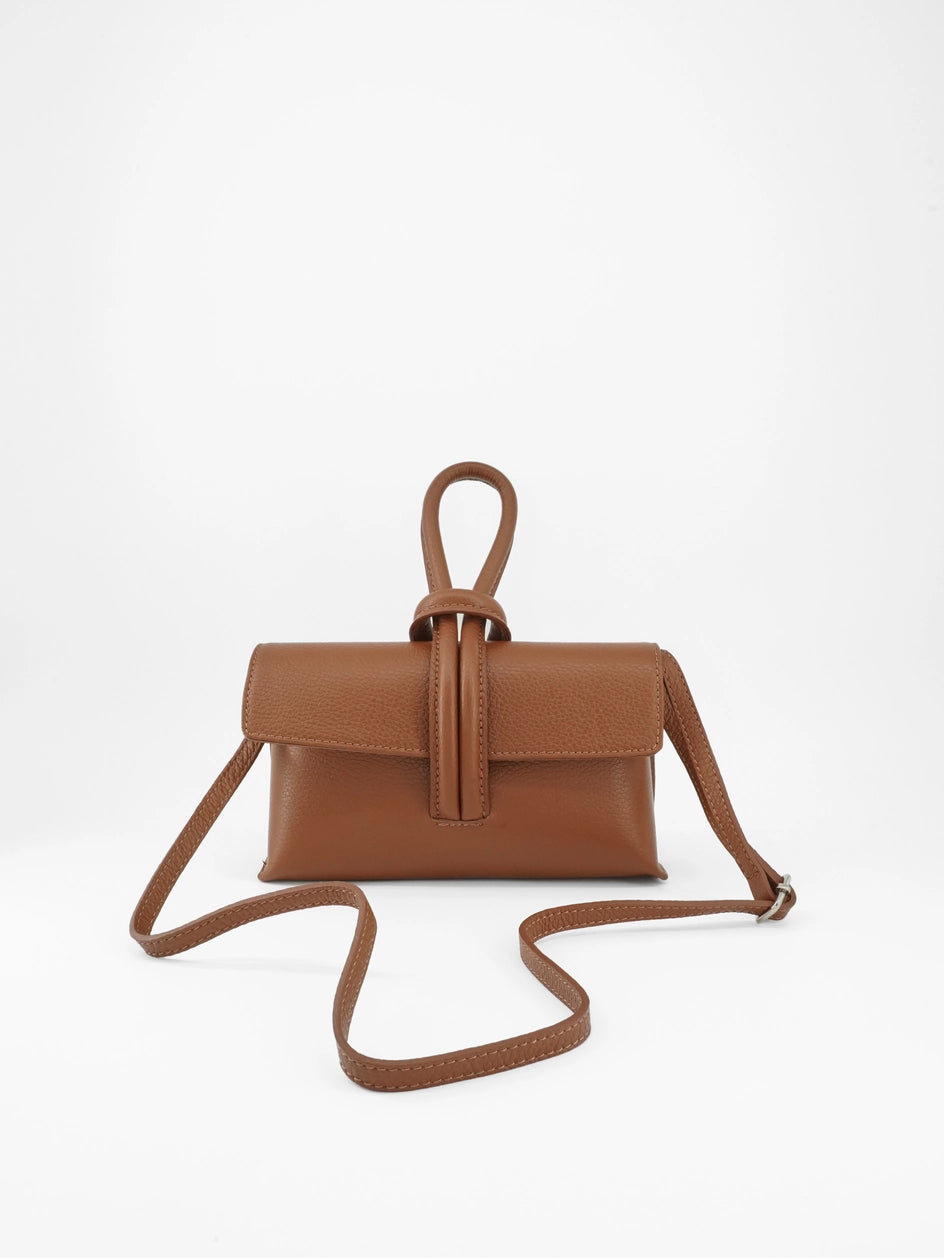 Genuine Togo Leather Clutch w/ Strap