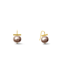 Petite + Sweet Pebble Pearl Earring