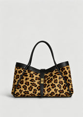 Genuine Calf Hair Togo Leather Bag