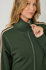 Striped Tracksuit Jacket