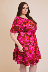 Short sleeve Floral Dress