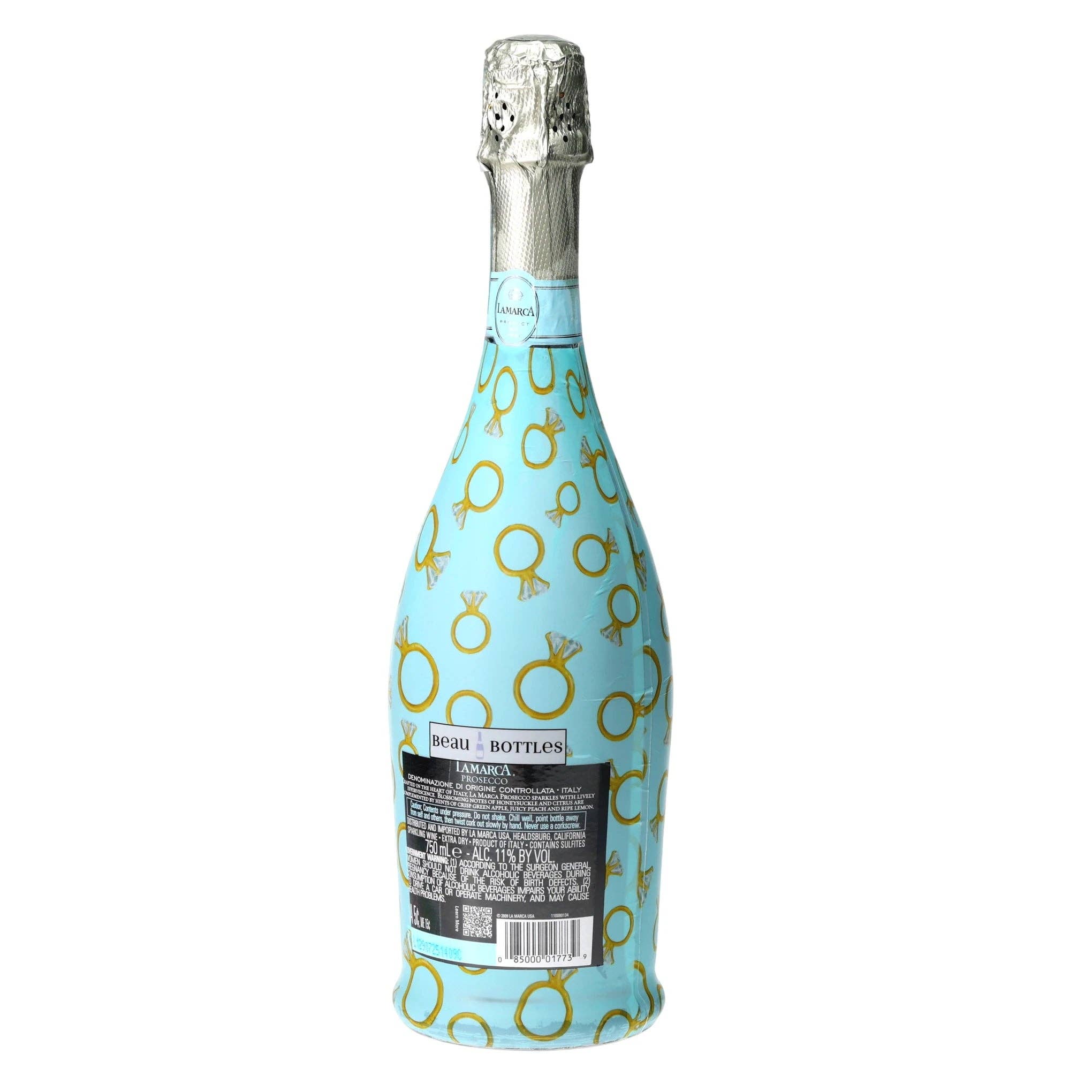 Beau Bottles Blue Engagement Ring - Prosecco Collection
