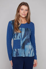 Long Sleeve Colorblock Sweater