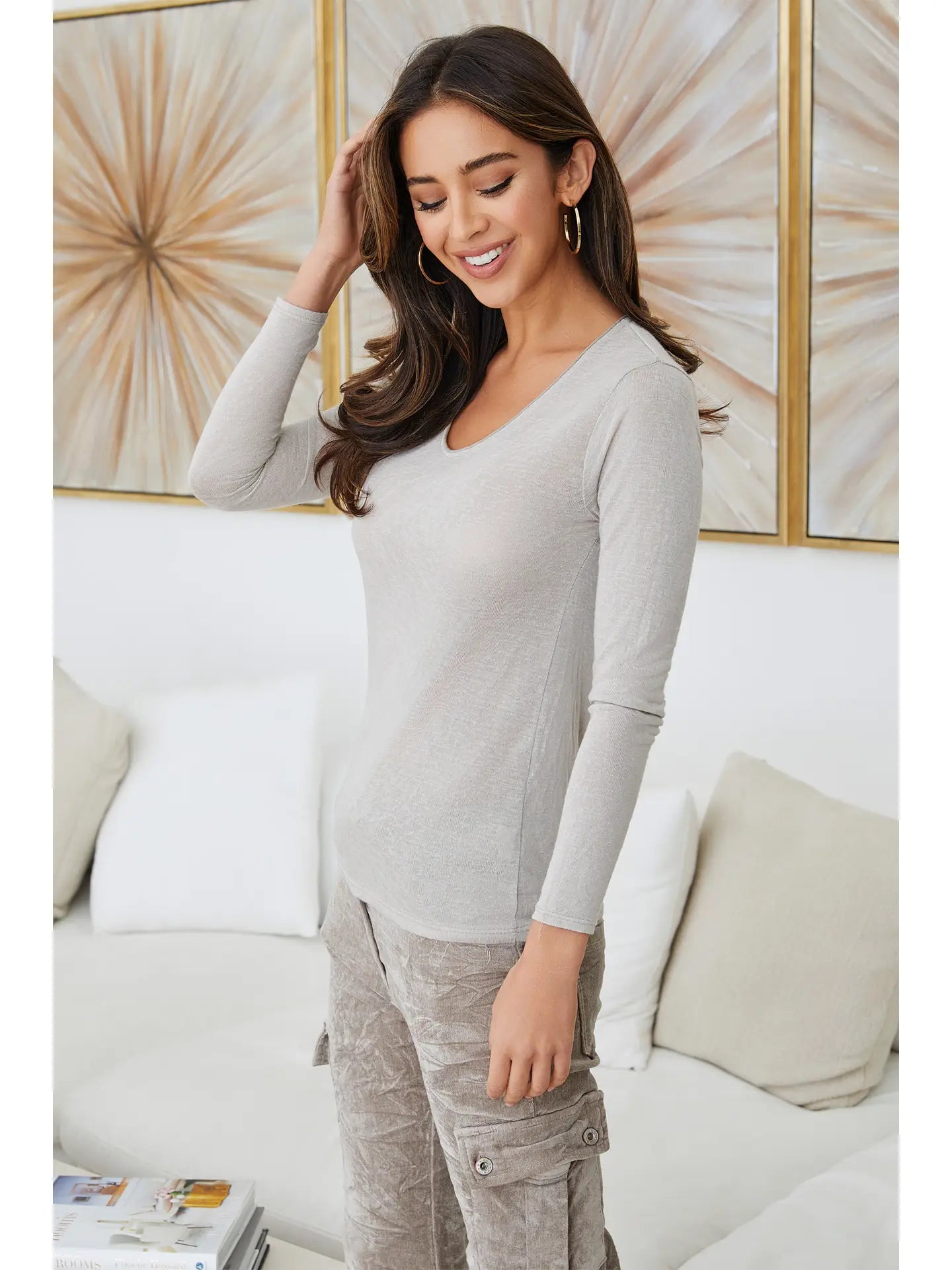 Vneck Longsleeve