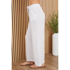 Drawstring Linen Pant