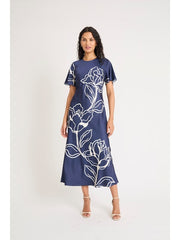 Floral Printed Midi Dress