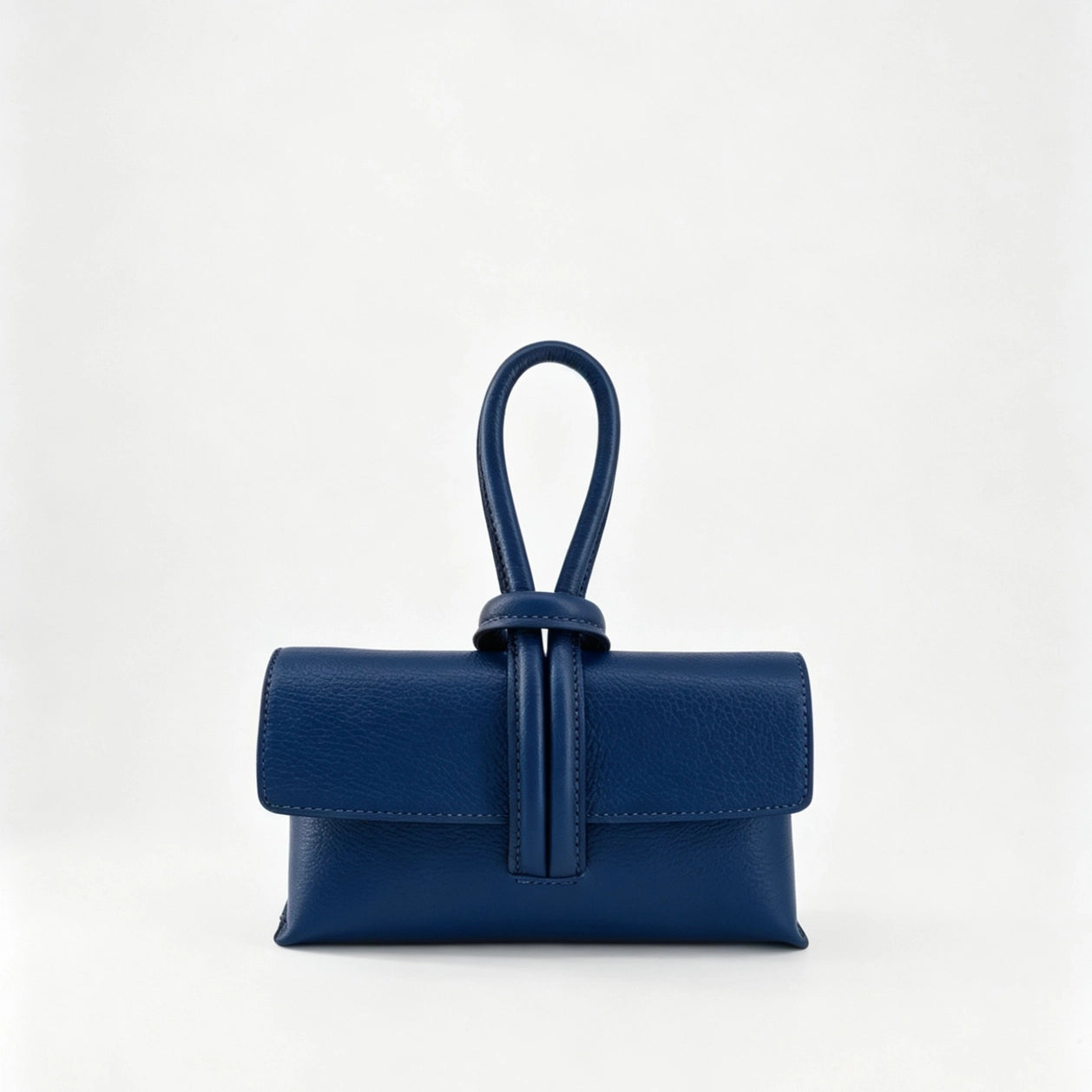 Genuine Togo Leather Clutch w/ Strap