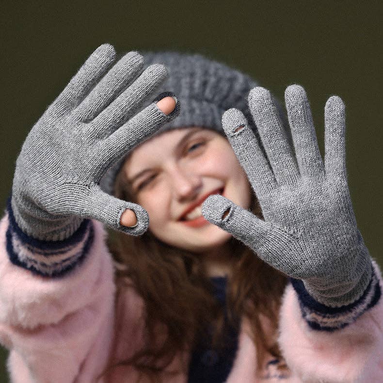 Touch Screen Gloves with Long Sleeves