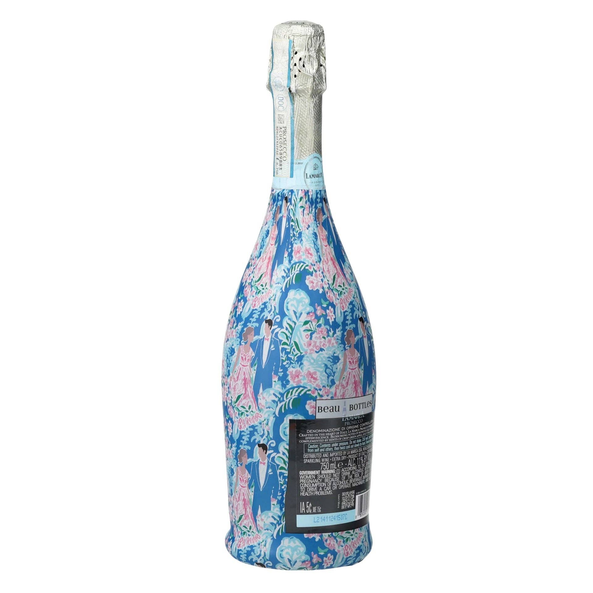 Beau Bottles Preppy Bride and Groom- Prosecco Collection