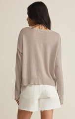 Beach Embroidered Sweater