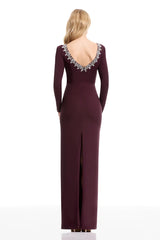 Anne Fitted Silhouette Low Back